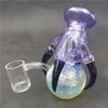 Bong Su Borusu Kül Avcısı Nargile Nargile 10 MM Kadın Ortak Başlı Beher Bongs Ejderha Şekli Mor Yağ Rig CCG Sigara Craftbong Toptan