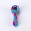Glass Bowl Pipe Silicone smoking Pipe tobacco pipe prices smoking accessories