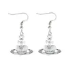 Boucles d'oreilles Planet Heart Charm créateur pour femme Vivienne Bijoux Cadeaux