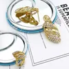 Sieraden sets ketting oorbellen voor vrouwen dubai goud kleur grote armband bruiloft banket feestje