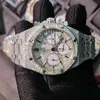 기타 시계 2024 Mosang Stone Diamond Watch 사용자 정의는 MENS의 TT를 통과 할 수 있습니다