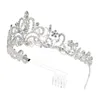 Coiffures bijoux de mariée coiffure princesse accessoires alliage incrusté de strass grande couronne phénix