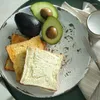 Украшение вечеринки Сладкое искусственное авокадо тост фрукты/пищевые моделирование поддельная модель дома для дома для демонстрации