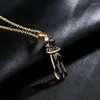 Anhänger Halsketten Kette Schmuckset Kupfer plattiert 18K Gold Produkt Paar Umarmungshalskette