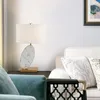 طاولة مصابيح Nordic LED Glass Ball Lamp Desk Clamp Clamp Lampe de Bureau Tafellamp Full Spectrum Bedroom