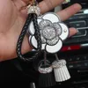 İç dekorasyonlar lüks araba anahtar zinciri kolye kişilik anahtar yüzük mücevher hediye gadget kordon Keys elmas aksesuarları kadın