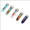 Pendant Necklaces Seven Chakras Sword-Shaped Pendants For Men And Women Meaning Fashion Drop Delivery 2021 Jewelry Vipjewel Dhw1T