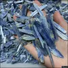 Arts and Craft Gifts Gardens Garden 1 torba 100 g Natural Blue Kyanite Kamienny kwarc Kryształ upadł Reiki Healing Mineral Downot 20 DHS57