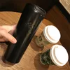 New Designer Water Bottle Stainless Steel Thermos Cup Portable Vacuum Coffee Cup Straight Flip Gift7697911