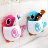 Bath Accessory Set 1 Piece Funny Kid's Favourite Cartoon Bird Pattern Suction Cup Tooth Brush Holder Bathroom Accessories for Toothbrush 220827