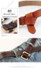 Belts Fashion Square Buckle Belt Woman Genuine Leather For Women Quality Cow Skin Strap Female Girdle Jeans Width 2.8 Cm