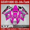OEM-kuipen voor Suzuki GSXR-1000 K 3 GSXR 1000 CC K3 03 04 BODYS 147NO.150 GSX-R1000 1000CC GSXR1000 03-04 GSX R1000 2003 2004 Injectie Mold Fairing Tank Factory