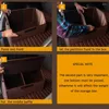 Car Organizer Trunk Box Storage Bag Foldable PU Leather Auto Tool Durable Collapsible Cargo Stowing Tidying