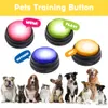 Recordable Talking Button Dog Toys Voice Recording Sound Button for Kids Pet Dog Child Interactive Toy Phonograph Answer Buzzers Party Noise Makers