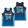 Team Greece Giannis Antetokounmpo 34 13 قمصان كرة السلة باللون الأزرق الداكن والأبيض والأسود والأخضر Hellas High School Maillot Basket للرجال مقاس S-XXL