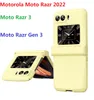 MATTE 2022 Przypadki dla Motorola Razr3 Moto Razr 3 Case zawias składany Hard Pełna pokrywa obrońcy