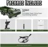 RC Remote Control Military Car Toys Off Road Army Trucks 6WD Vehicle Army Transport Electric