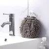 Handdoek Chenille Handhanddoeken 3-kleuren keukenbal muur gemonteerde badkamer snel droge zachte absorberende microfiber