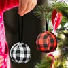 كرة عيد الميلاد منقوشة الكرة معلقة زخرفة عيد الميلاد ديكور 5 سم شنق الكرات قلادة عيد الميلاد ديكور ديكور الشبكة المعلقات BH7473 TQQ