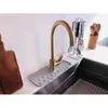 Tischsets Küche Silikon Wasserhahn Matte Waschbecken Spritzschutz Drainage Trocknen Pad Badezimmer Arbeitsplatte Schutz