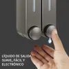 Liquid Soap Dispenser 420ML Bathroom Liquid Soap Dispenser Washing Lotion Hand Sanitizer Wall Mounted Family el Kitchen Shower Gel Manual Press 220827