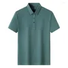 Polos pour hommes Été Hommes Noir T-shirt Demi-manches courtes Casual Coton Homme Streetwear Top Tees
