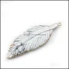 Colares de pingentes Colar de penas naturais Angel Wing Pingents Moda feminina para brinco de bracelete J￳ias Fazendo entrega 2021 CA DHO2M