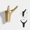 Creative Bull Head Shaped Coat Hook Wall-mounted Keychain Towel Clothes Storage Hanger Home Supplies 20220827 E3