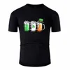 Thirts للرجال ملابس شهيرة الرجال Top Tee تخصيص الأيرلندي بيرة أيرلندا العلم St Patricks يوم Tshirt