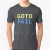 メンズTシャツgoto fail tシャツmenコットンS-6xlオタクユーモアtls ssl linuxバグ