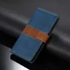 Two color splicing add-in card Phone Cases For iPhone 14 14Pro 13 12 11 leather prevention shells