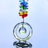 Cristal prisme bricolage arc-en-ciel cristaux guirlande boule perles attrape-soleil lustre pièces pendentifs suspendus jardin mariage décor