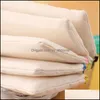 Bolsas de l￡pis Blank Canvas Caneta bolsa de capa Zipper Cosm￩tica Maquiagem de maquiagem Organizador de artigos de papelaria do aluno VT0294 Drop dell DHA7i