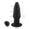 Sexo juguete masajeador vibrador masaje silicona anal enchufe hilo dilatador trasero de pr￳stata estimulador de co￱o juguetes er￳ticos adultos para hombres mujeres