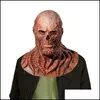 Partymasken für Film Stranger Staffel 4 Vecna Latex Gesichtsschutz Cosplay Kostüm Adt Unisex Scary Er Halloween Zubehör Homeindustry Dh6Fo