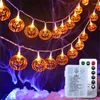 Stringhe 5m 40leds 2,5m 20ds natalizia Light String 8 modalità Luci di ghirlanda di zucca per Halloween Ho