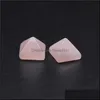 Stone 14mm Natural Crystal Semi-Preciou Pyramid Pyramidal Face Seven Chakras Cabochons smycken Tillbeh￶r Drop Delivery 2021 DHSeller20 DHDRF