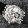 R8F V3 Flying Tourbillon A2950 Reloj automático para hombre Cuerda automática 2652 Extra delgado 41 mm SIHH Negro Gris Dial Correa de caucho 2022 Super Edition Pureitme A1