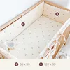 Rails de lit bébé berceau clôture ensemble ours broderie pare-chocs lit enfant qualité coton Protection 220827