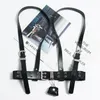 Belts HATCYGG Women Leather Harness Lingerie Chest Belt Body Bondage Black Suspender Gothic Punk Slim Detachable Strap