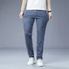 Men's Jeans Spring Summer Autumn Brand Fit Straight Cotton Stretch Jeans Classic Business Casual Youth Slim Lightweight Denim Jeans 220827