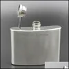 Hip Flasks Hurtowa ekologiczna ekologiczna klasa spożywcza plastikowa ER w wino kieliszek 1-10 uncji MTI Rozmiar stali nierdzewnej Flask Przenośna butelka baru DH00 DHSZG