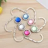 Hooks 1 Pcs Metal Foldable Purse Hook Bag Holder Handbag Hanger Diamond Folding Portable Travel Table Clasp Desk