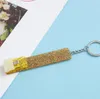 Credit Card Puller Keychains Cute Debit Bank Cards Grabber for Long Nails ATM Key chain Key Ring Women with Plastic Clip