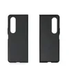 Phone Cases For Samsung Z Fold 4 Black Shockproof Back Covers Matte Texture Cover