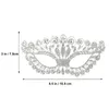 Party Masks Luxury Diamond Masquerade Decoration Crown Alloy for Women Decor Accessories Party Gift 220826