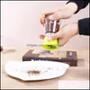 Mills Kitchen Tool Salt Pepper Grinder Mill Manual de vidro Mler Spice Retinging Bottles Tempering Pot Colorf Connt Grinders DBC Drop Deli DHTL6