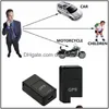 Accessori Gps per auto Localizzatore mini tracker intelligente Forte dispositivo di localizzazione magnetico in tempo reale Piccolo camion moto Kid Dhcarfuelfilte9521721
