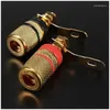 Аксессуары для освещения GTBL 8pcs Золотой громкоговоритель Post Post 4mm Banana Plug Gack разъем