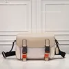 Luxe designer flip bag voor heren, modieuze contrastkleur Cambridge-tassen, grote capaciteit, horizontale cross-messenger